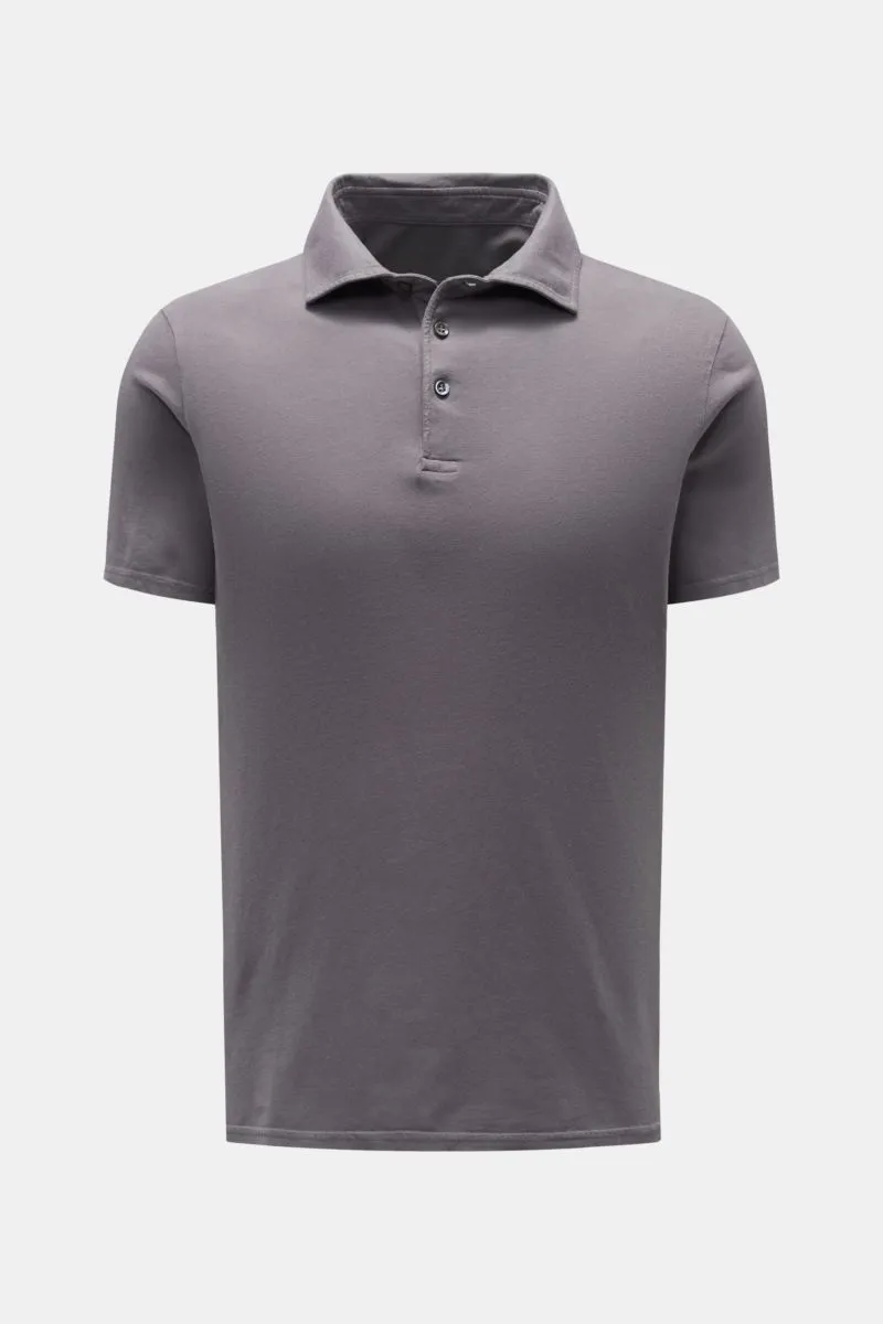 04651/ A TRIP IN A BAG polo shirt 'Organic Polo' dark grey