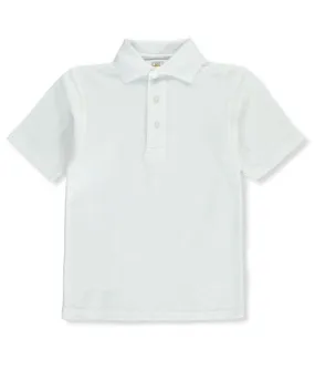 A+ Jersey Polo White Short Sleeve