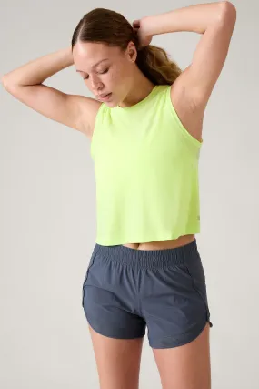 Athleta Green Ultimate Muscle Tank Top