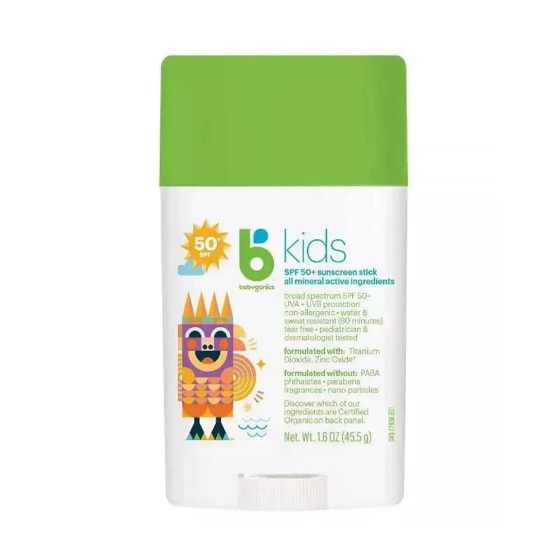 Babyganics Sunscreen Stick Fragrance Free SPF 50+