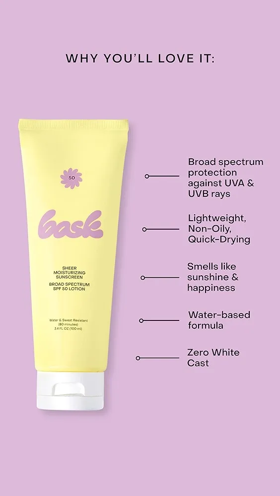 Bask Suncare   SPF 50 Lotion 