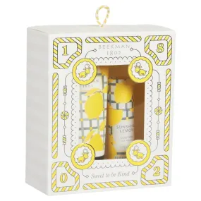 Beekman 1802 Sunshine Lemon Hand Cream & Lip Balm Set