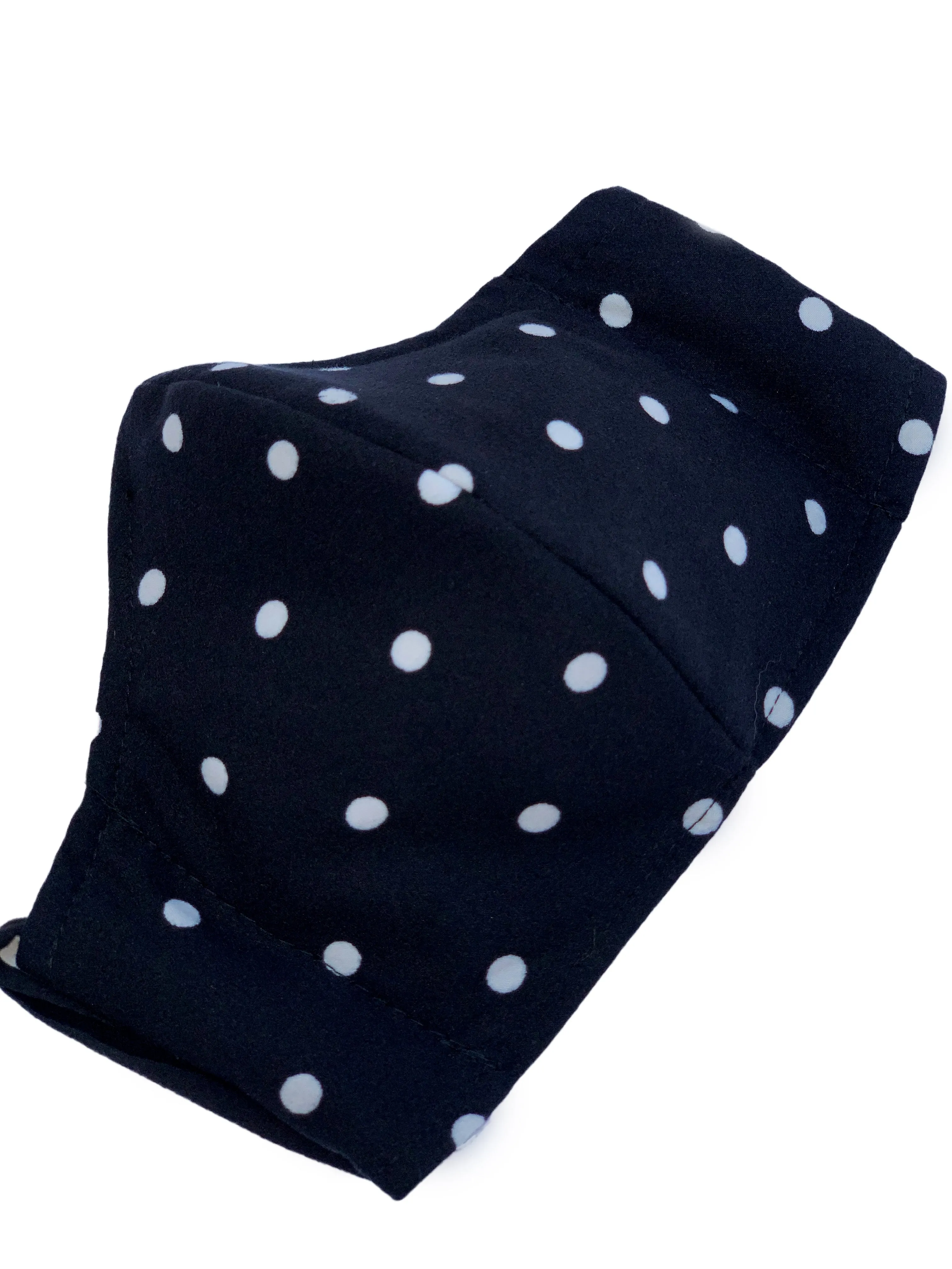 Black Dotty Face Mask