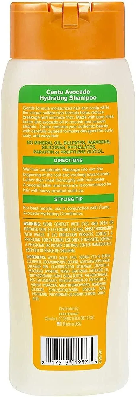 Cantu Avocado  Hydrating Shampoo 13.5oz