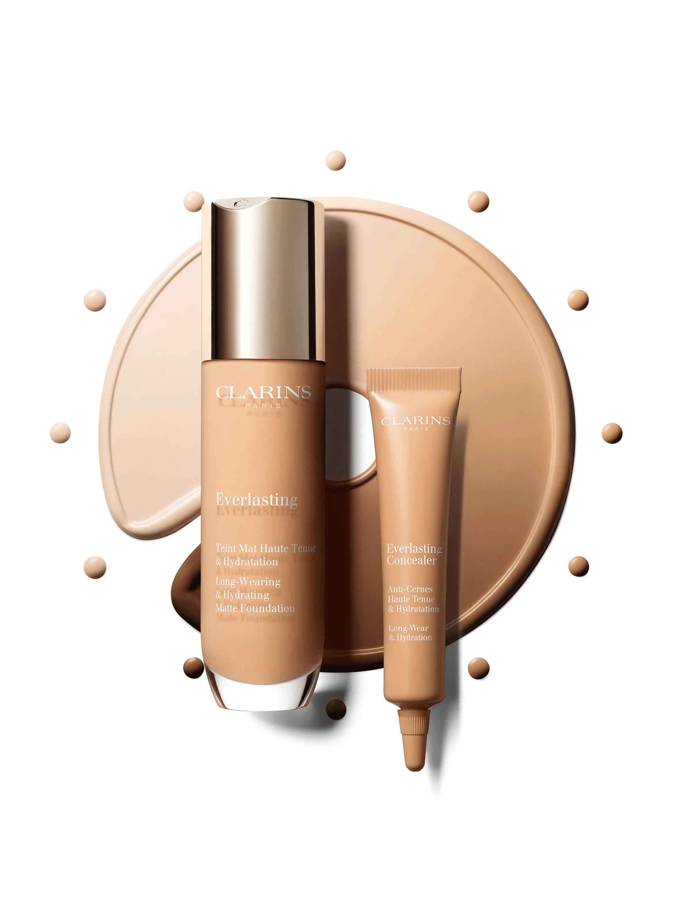 CLARINS  Everlasting Long-Wearing amp; Hydrating Matte Foundation - Beige