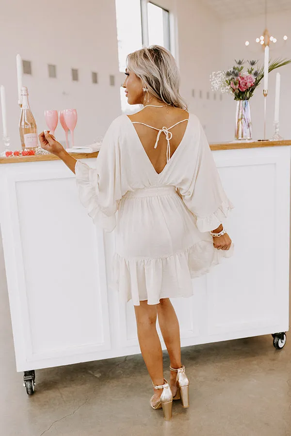 Daytona Date Night Dress In Cream