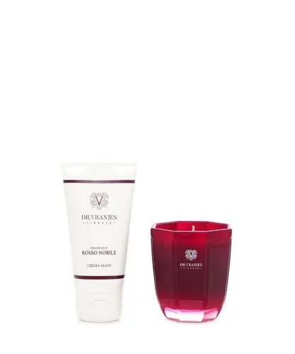 Dr. Vranjes Rosso Nobile Candle and Hand Cream Gift Set | Jules B