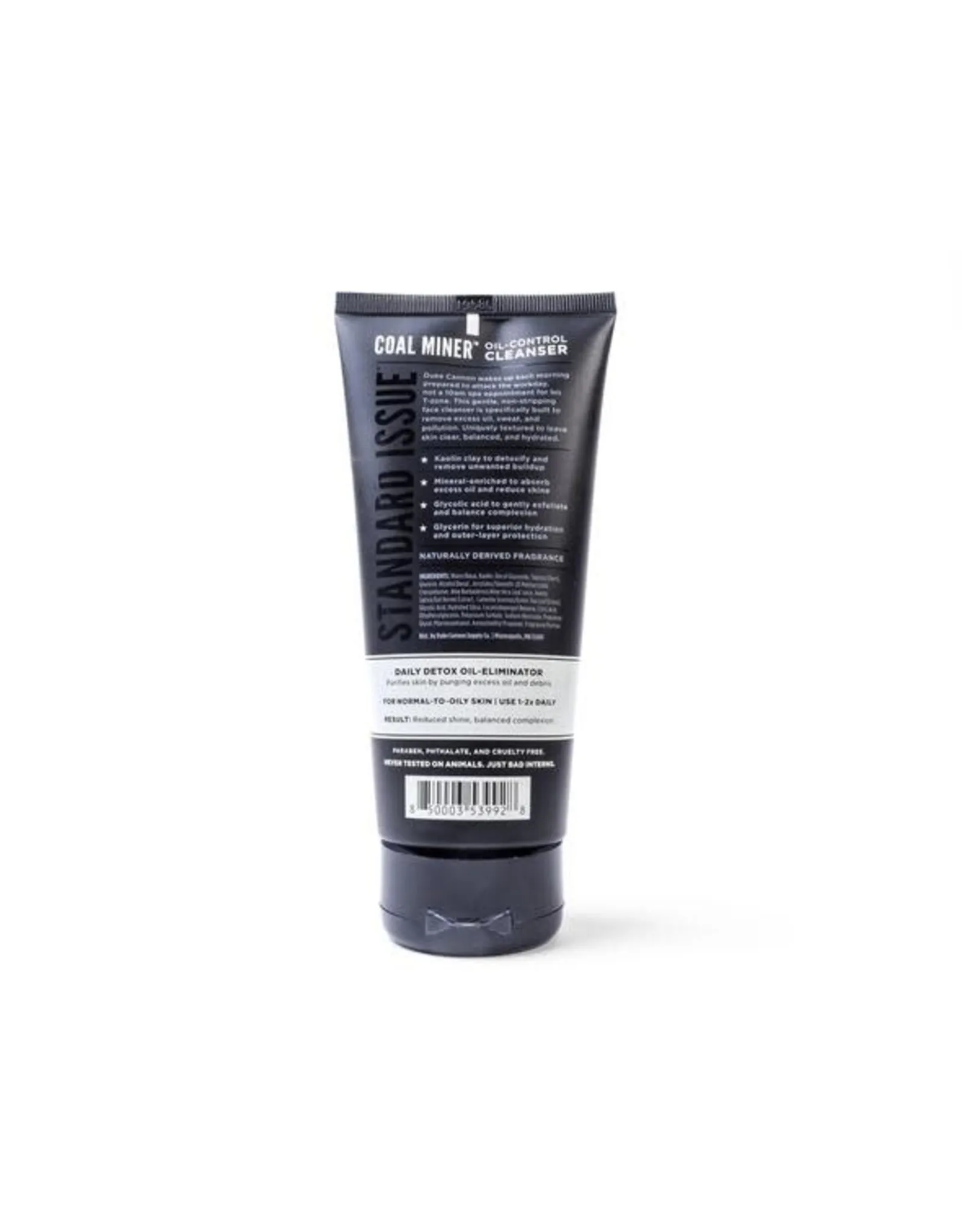 Duke Cannon Coal Miner Oil - Control Cleanser 6oz