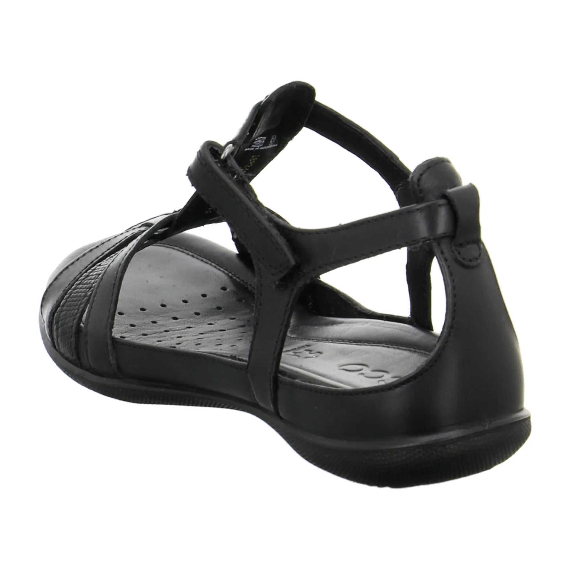 Ecco Flash Black Women's Sandals - Elegant & Durable in Classic Black