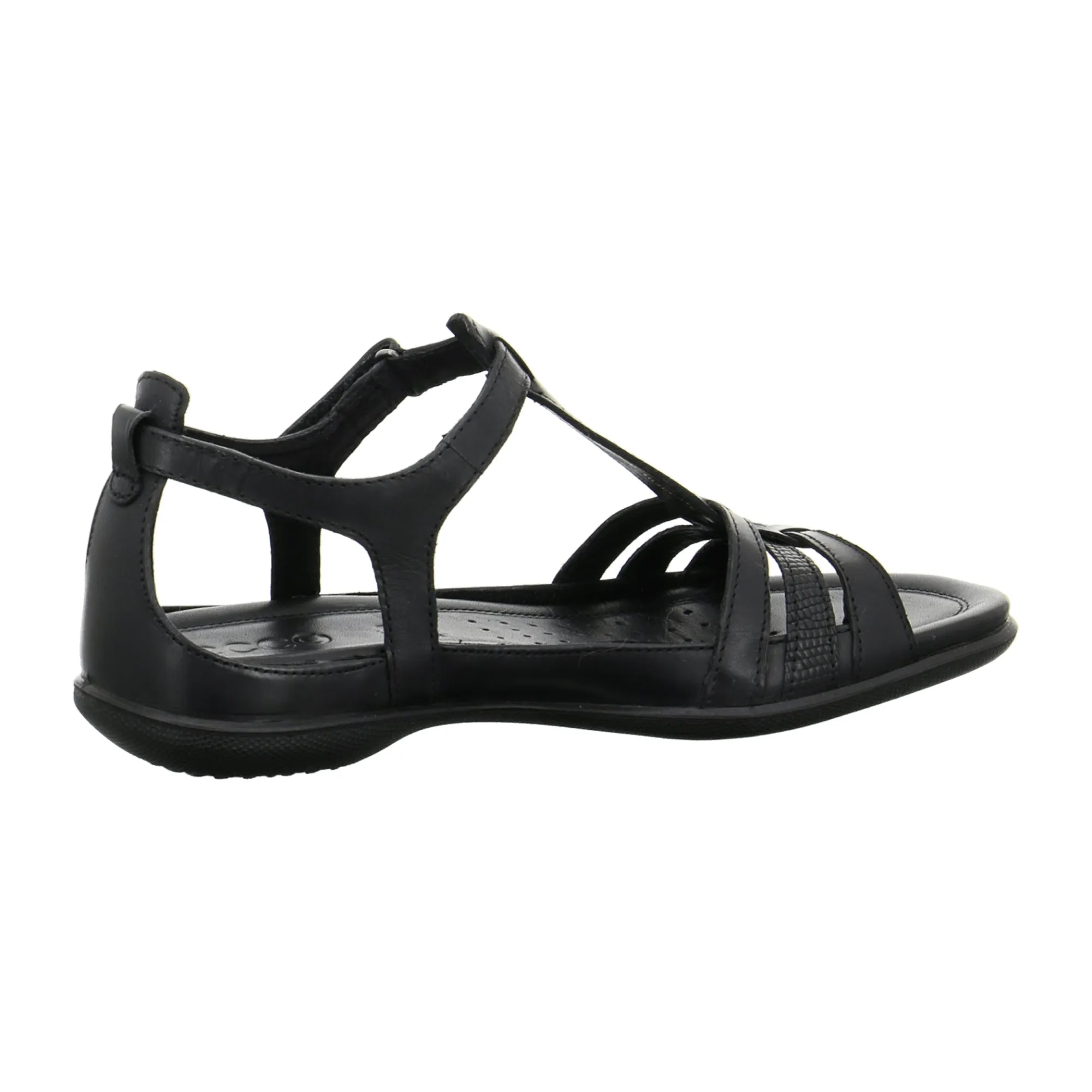 Ecco Flash Black Women's Sandals - Elegant & Durable in Classic Black