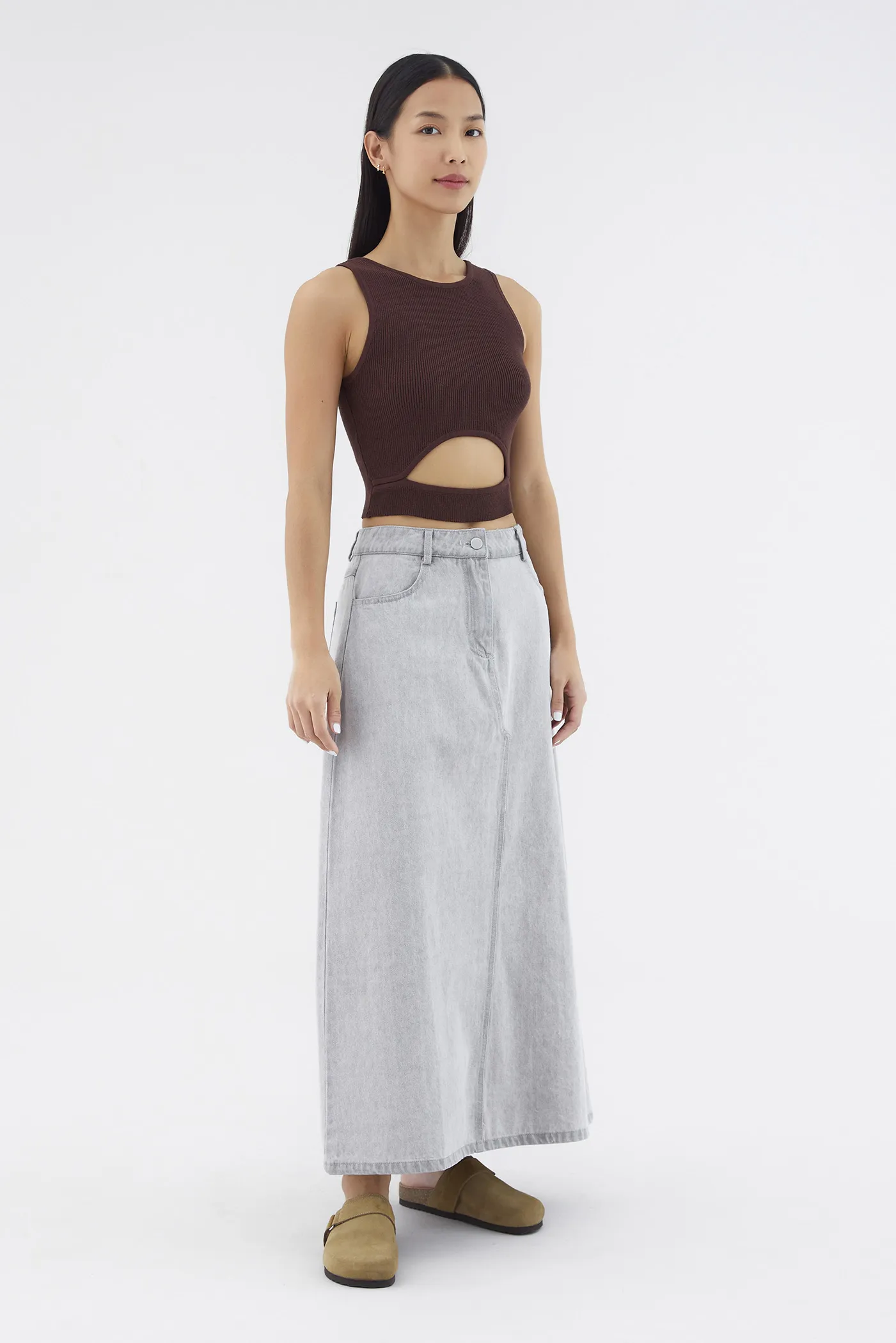 Felisca Cut-Out Crop Tank