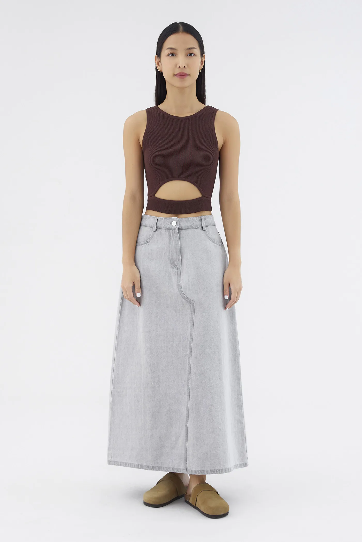 Felisca Cut-Out Crop Tank