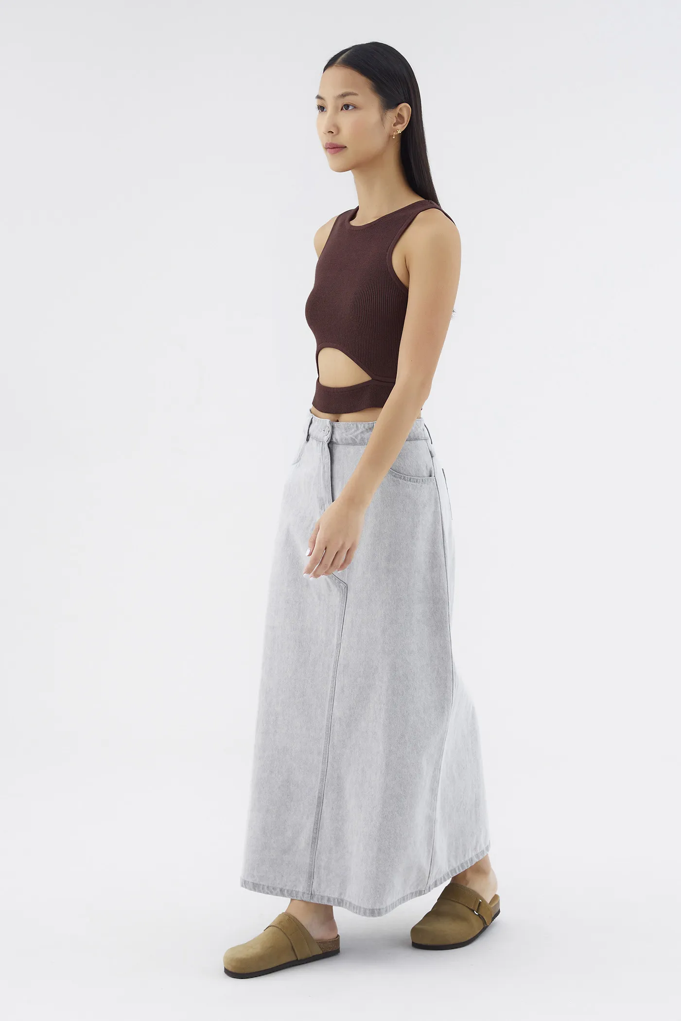 Felisca Cut-Out Crop Tank