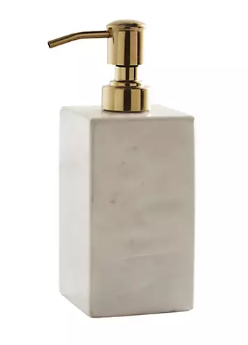 Freemans White Marble Liquid Soap Dispenser | Kaleidoscope