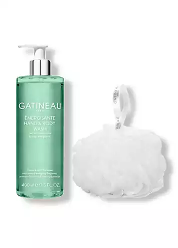 Gatineau Energisante Hand & Body Wash 400ml with Shower Puff (Worth £35) | Kaleidoscope