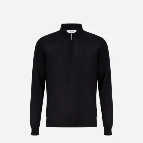 GRAN SASSO   Half Zip Cashmere Polo 