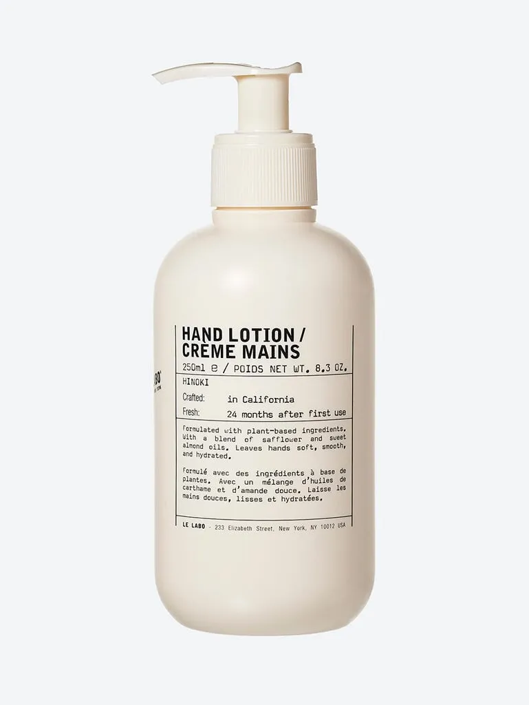 Hinoki hand lotion