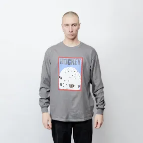 Hockey Skateboards Half Mask L/S Tee - Charcoal