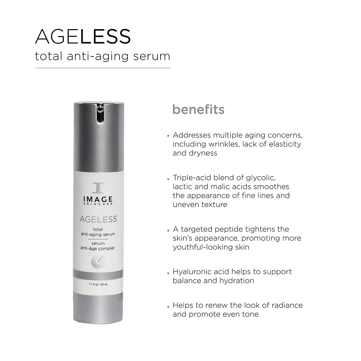 Image Skincare | AGELESS Total Anti-Ageing Serum 50ml