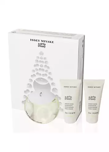 Issey Miyake A Drop D’Issey 3 Piece Set - Eau De Parfum 50ml & 2 x Hand Cream 50ml | Kaleidoscope