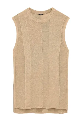 JOSEPH Linen Blend Knit Tank