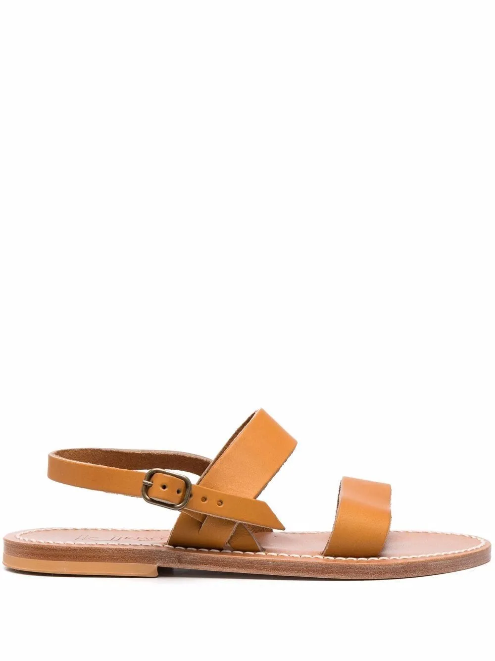 K Jacques St Tropez    K Jacques St Tropez Barigoule Leather Flat Sandals