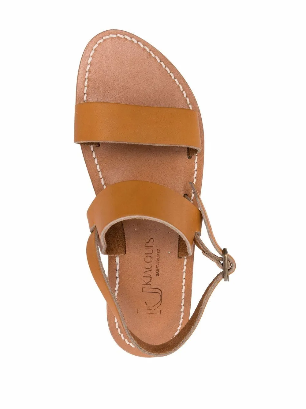 K Jacques St Tropez    K Jacques St Tropez Barigoule Leather Flat Sandals