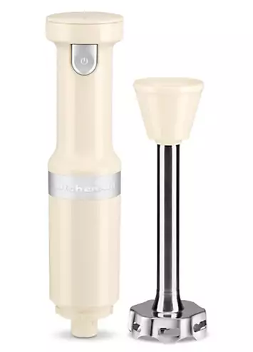 KitchenAid 5KHBBV53BAC Cordless Hand Blender - Almond Cream | Kaleidoscope