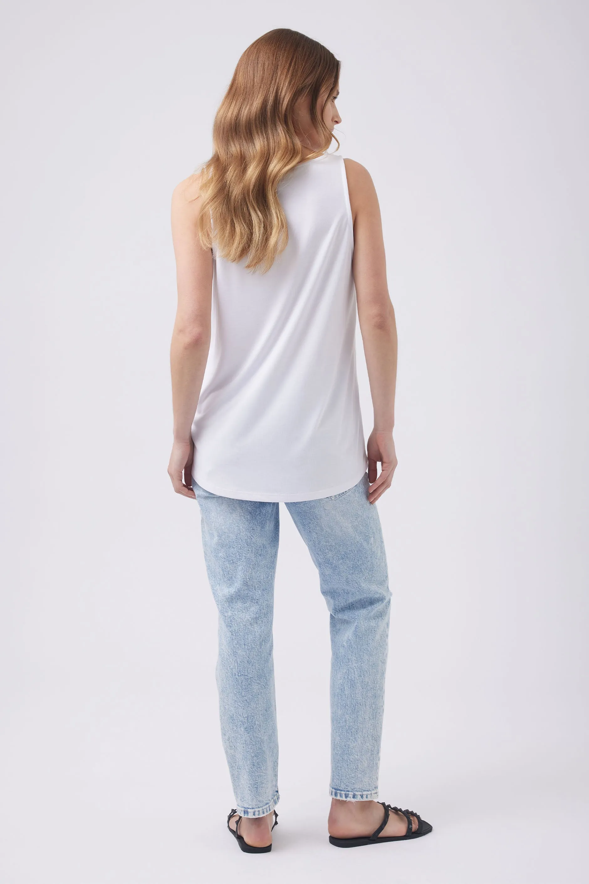 Lenny Scoop Neck Modal Tank