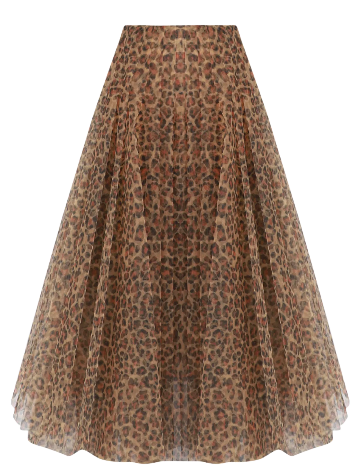 Leopard Tulle Darian Skirt