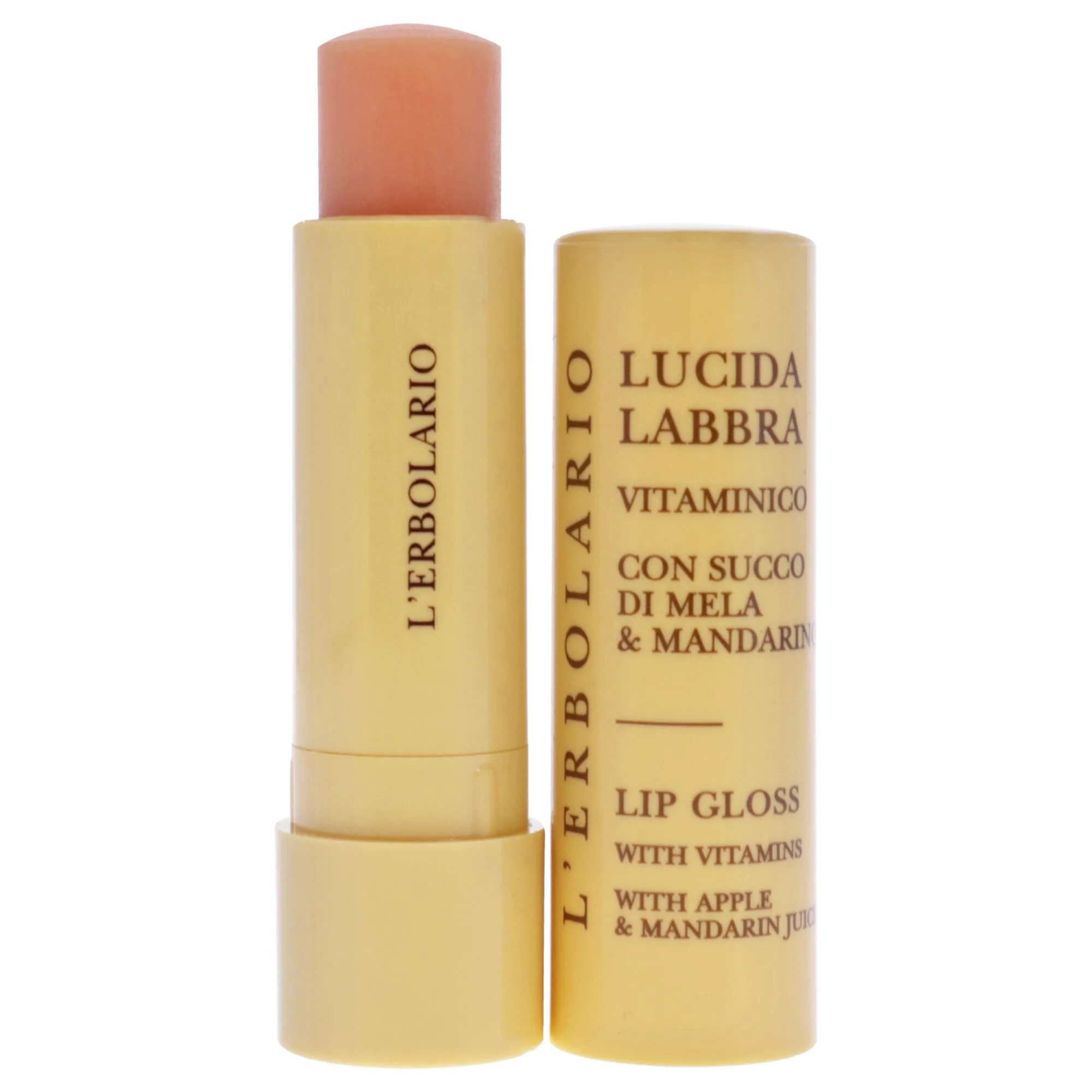 Lip Gloss - Apple and Mandarin Juice by LErbolario for Unisex - 0.15 oz Lip Balm