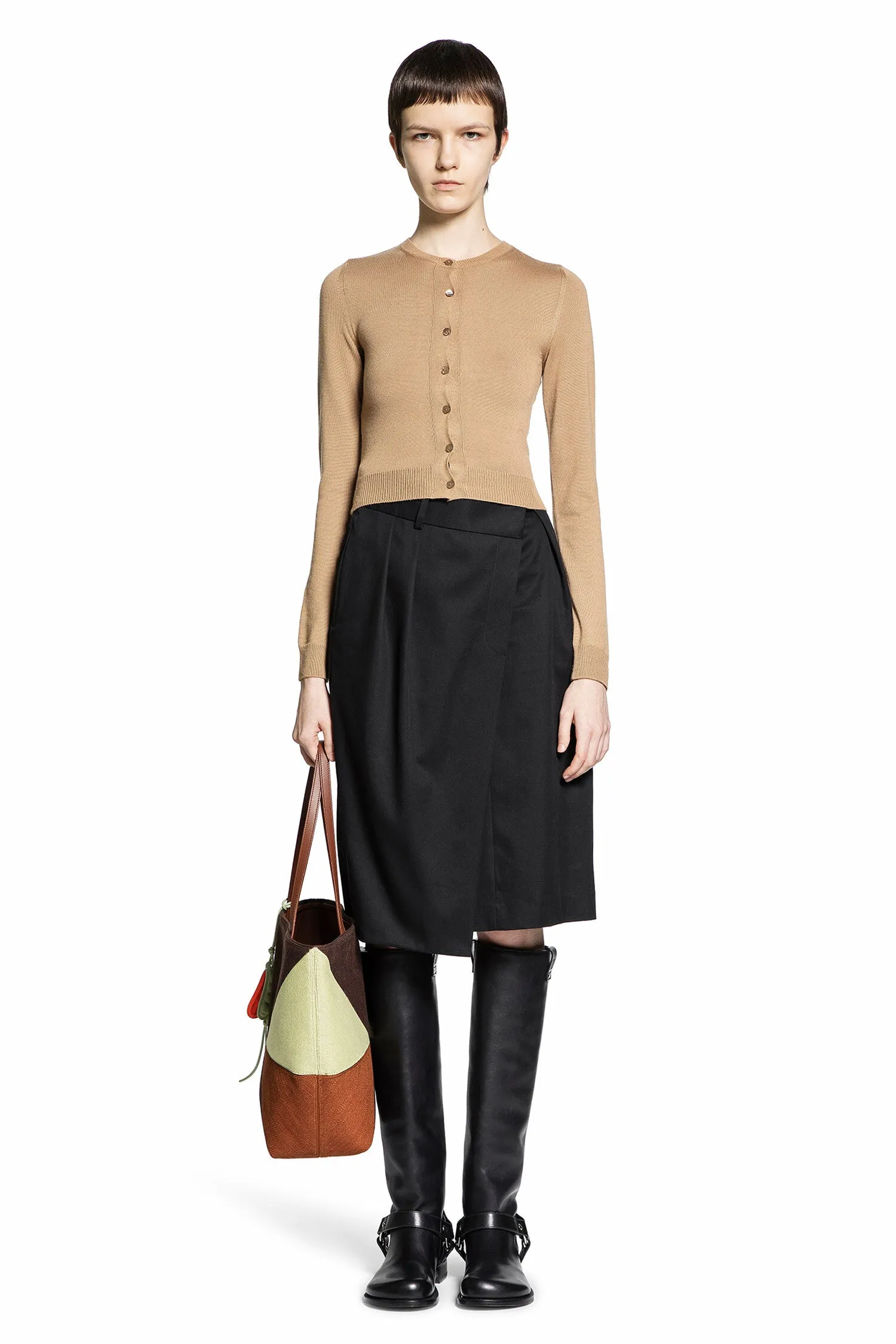 loewe wrapped skirt