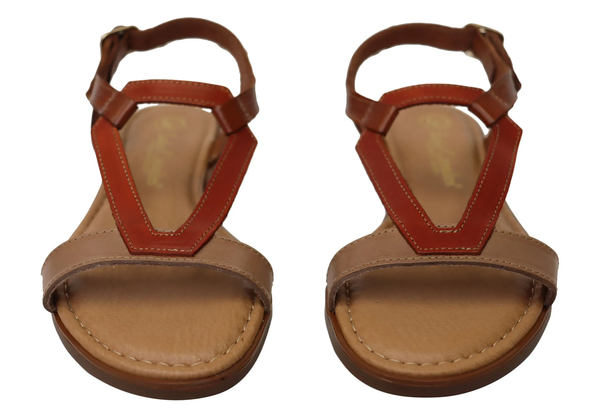 Lola Canales Courtney Womens Comfortable Leather Sandals Made In Spain