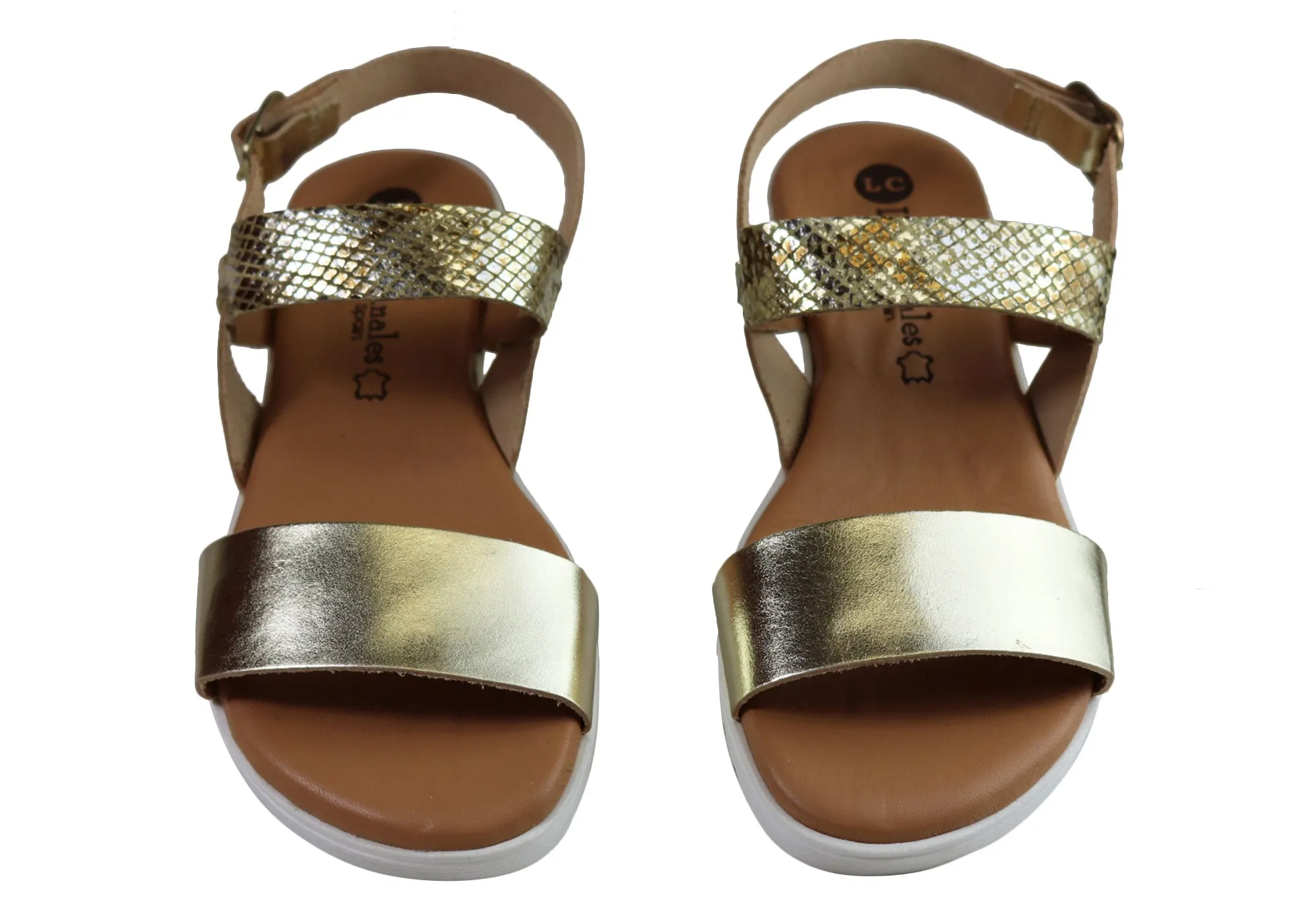 Lola Canales Gab Womens Comfortable Soft Leather Sandals Made In Spain