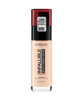 L'oreal Paris Makeup Infallible Up To 24 Hour Fresh Wear Foundation (405 Porcelain)