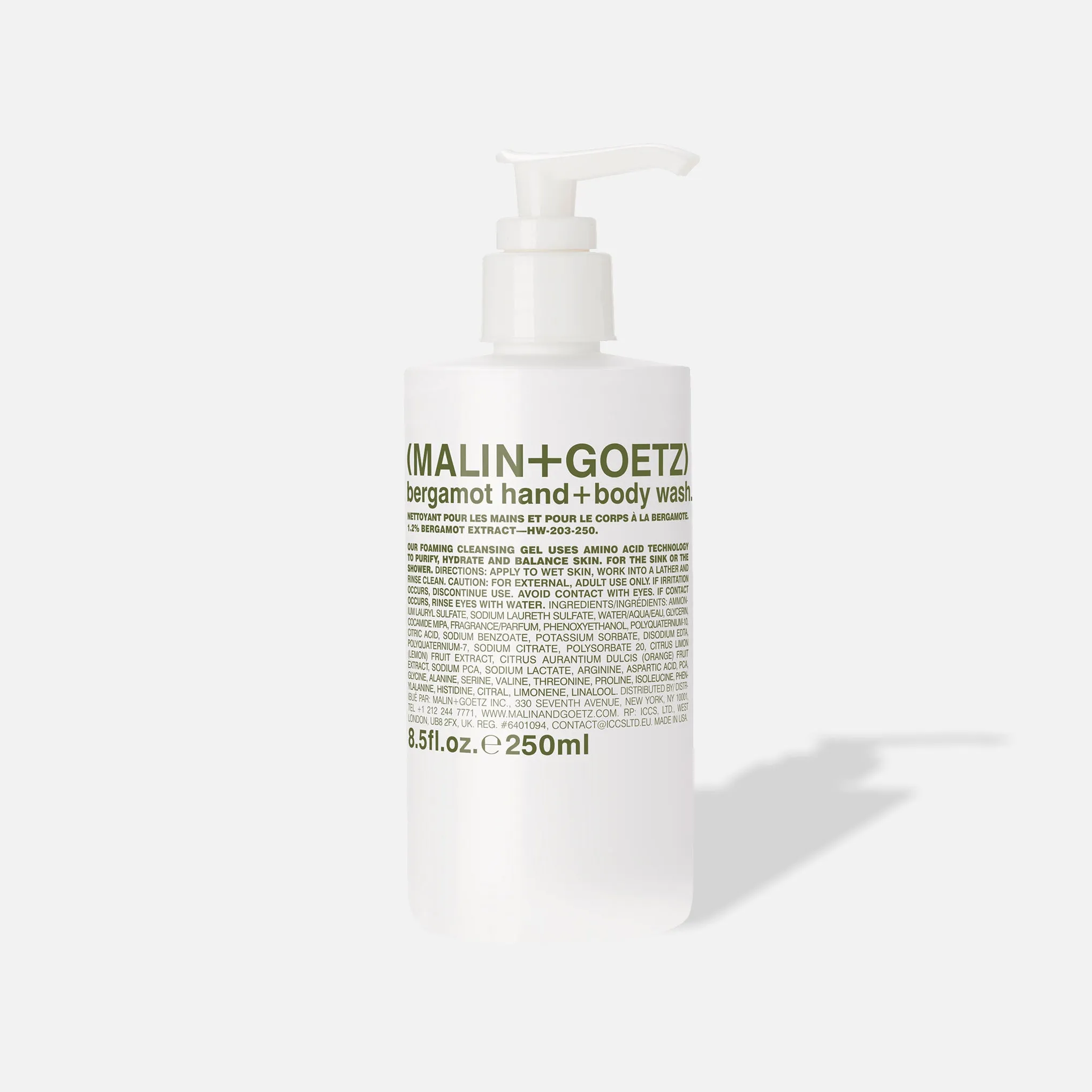 Malin + Goetz Bergamot Hand + Body Wash