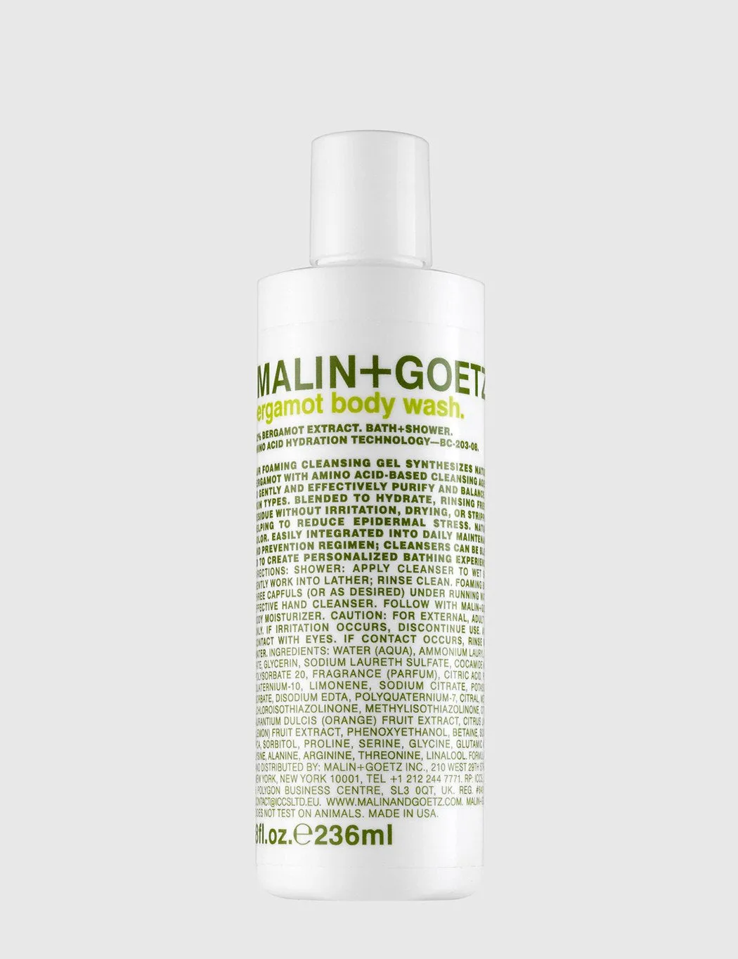 Malin+Goetz Body Wash - Bergamot