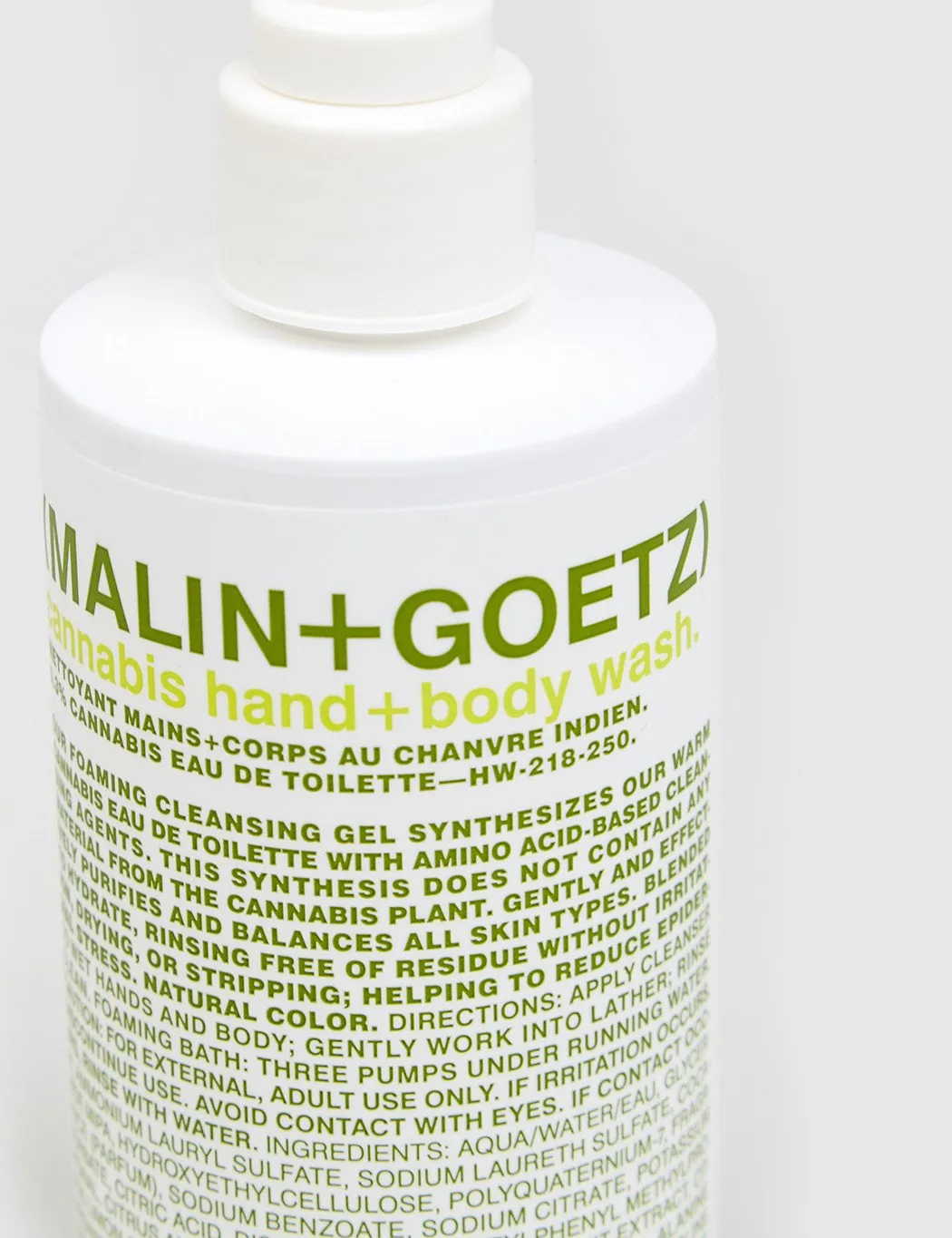 Malin+Goetz Hand & Body Wash - Cannabis