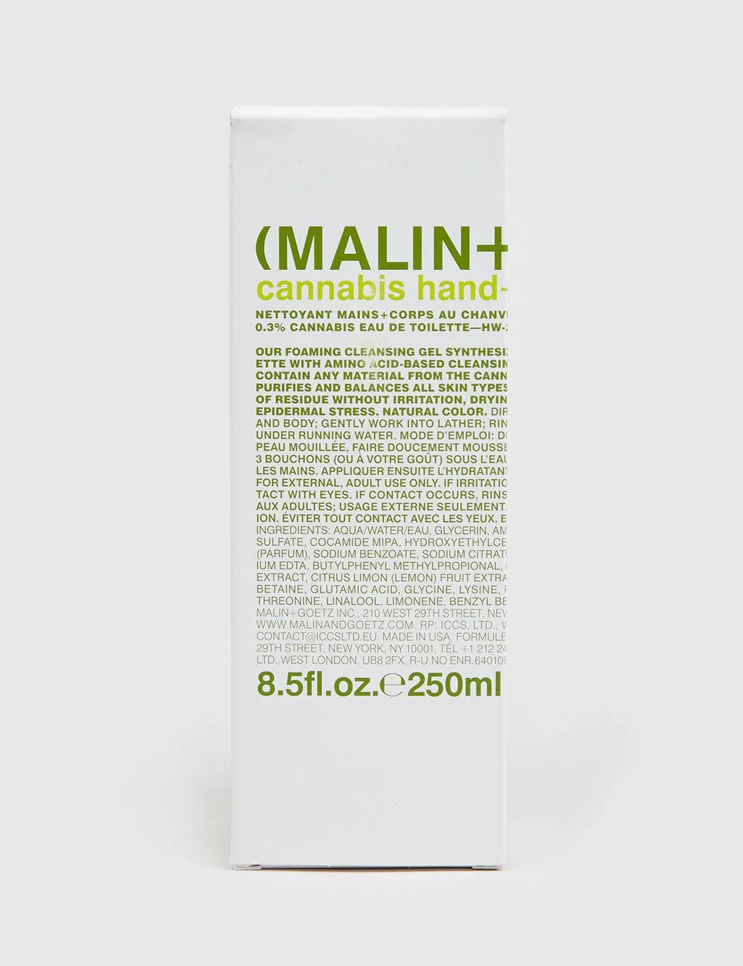 Malin+Goetz Hand & Body Wash - Cannabis