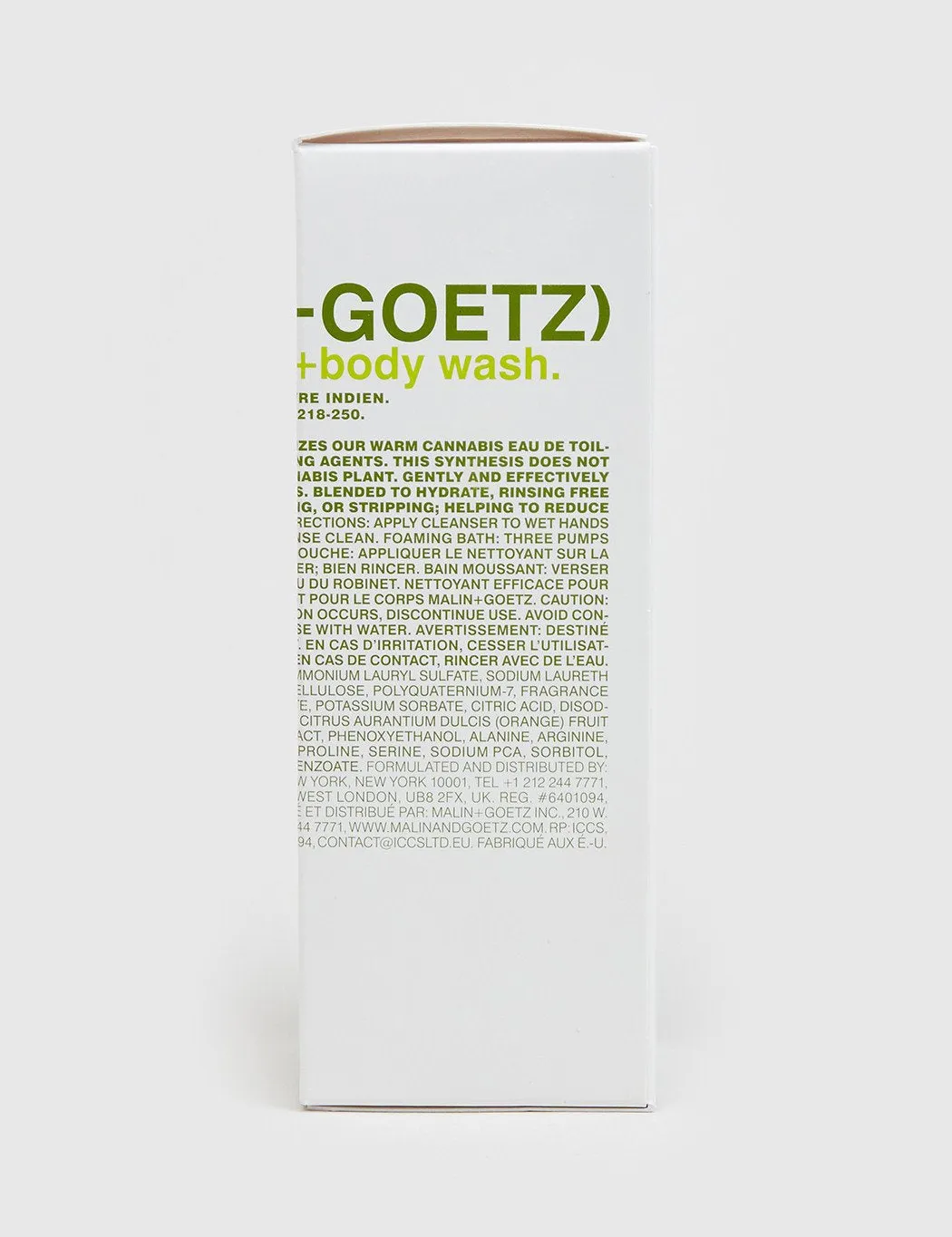 Malin+Goetz Hand & Body Wash - Cannabis