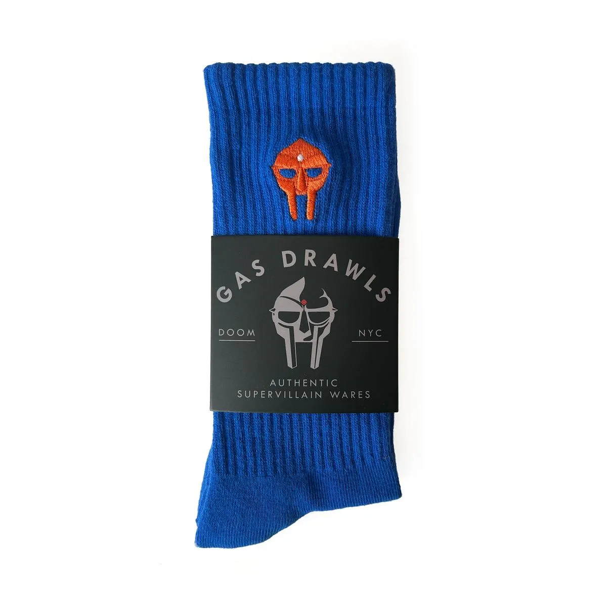 MF DOOM - MASK SOCK (BLUE)