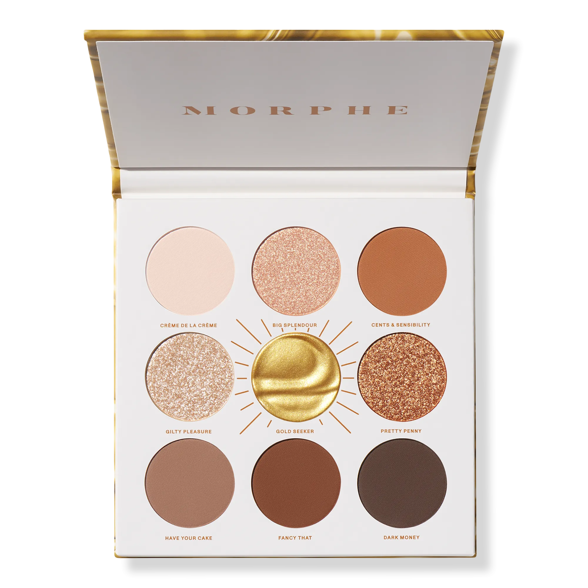 Morphe Rich & Foiled Gold Seeker Eyeshadow Palette