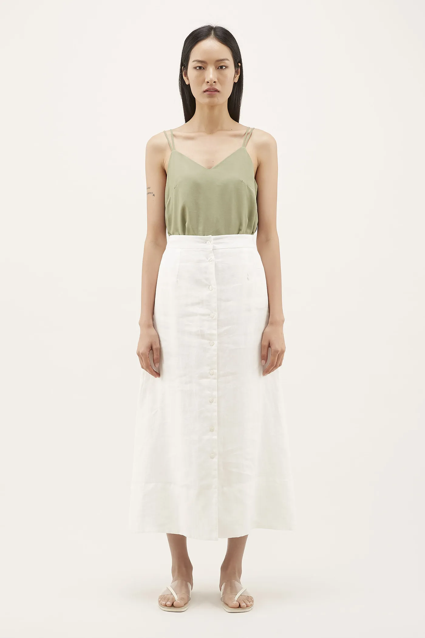 Mylie Button-through Skirt 