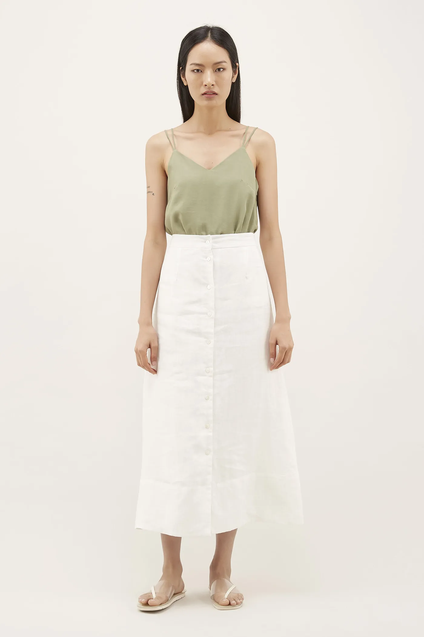 Mylie Button-through Skirt 