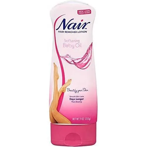 Nair-Baby-Oil-Hair-Remover-Lotion-9Oz