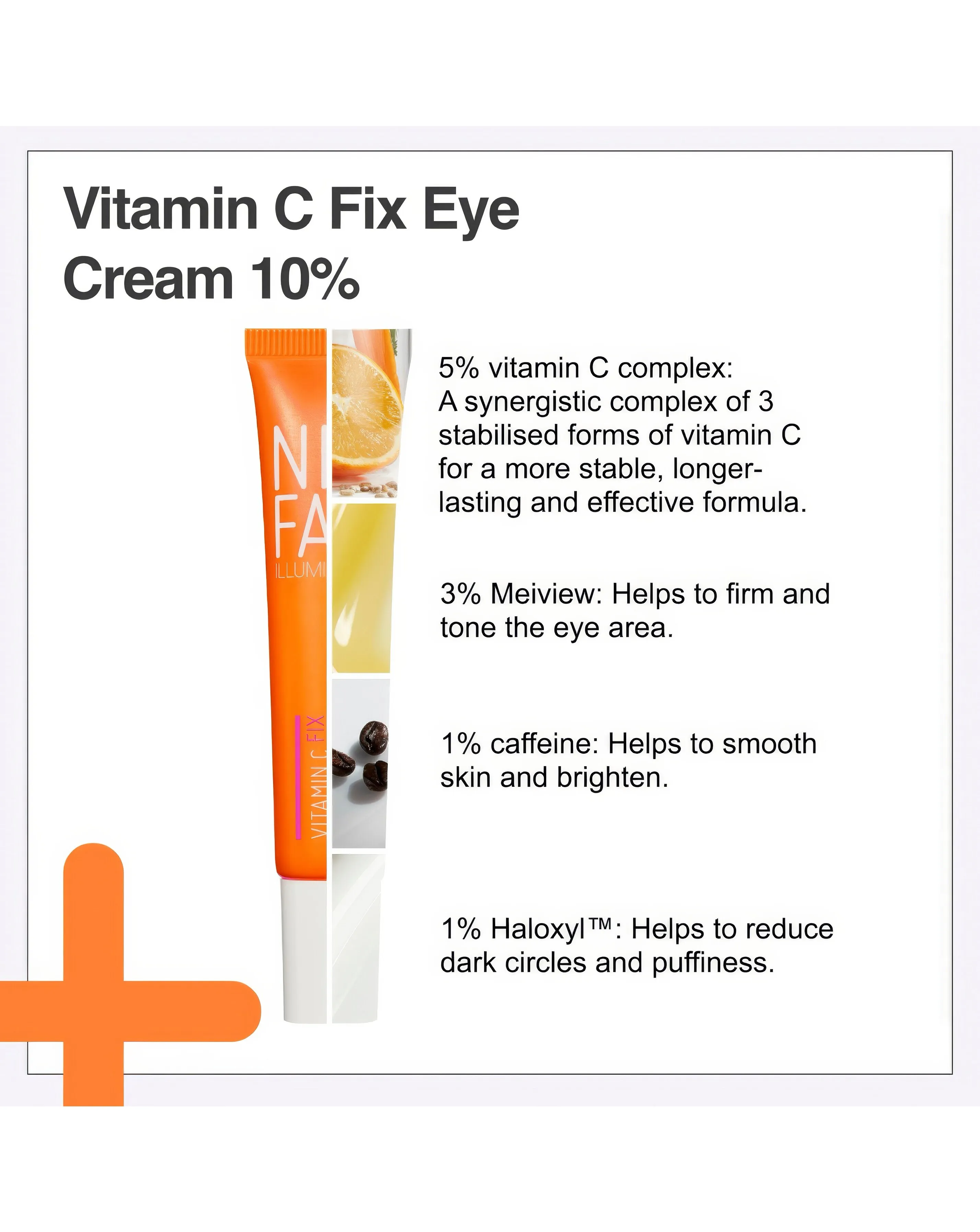 NIP+FAB Vitamin C Fix Eye Cream 10% -15ml