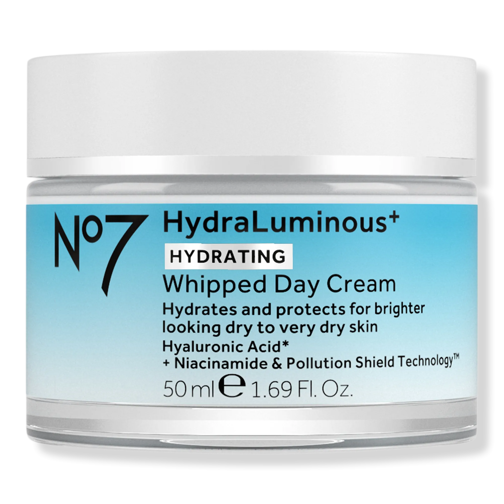 No7 HydraLuminous+ Hydrating Whipped Day Cream