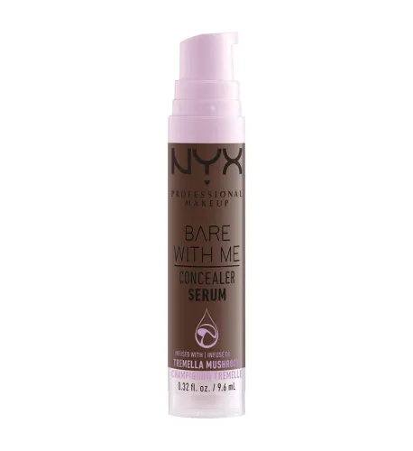 NYX PROFESSIONAL MAKEUP Bare With Me Concealer Serum, Up To 24Hr Hydration - Deep