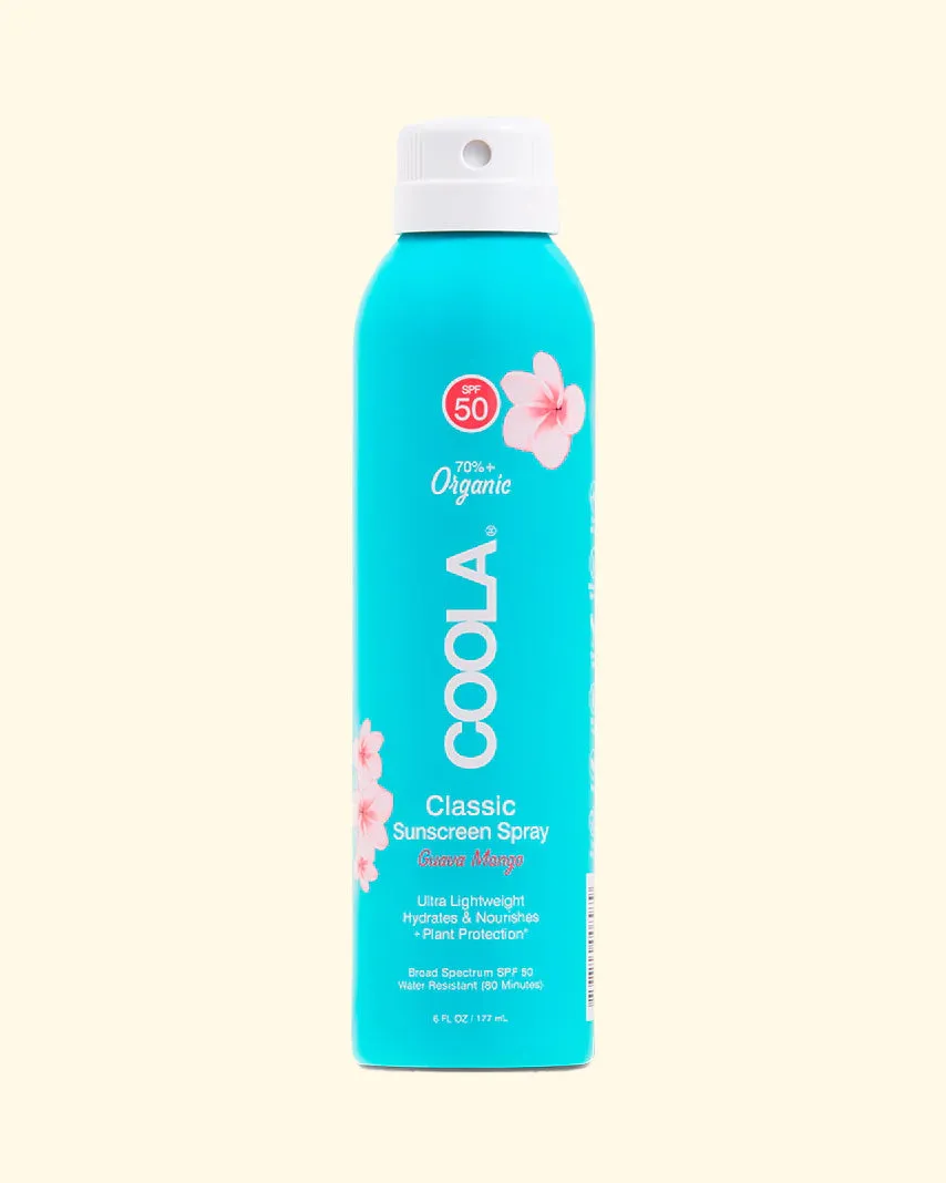 Organic Sunscreen Spray / SPF 50 Guava Mango