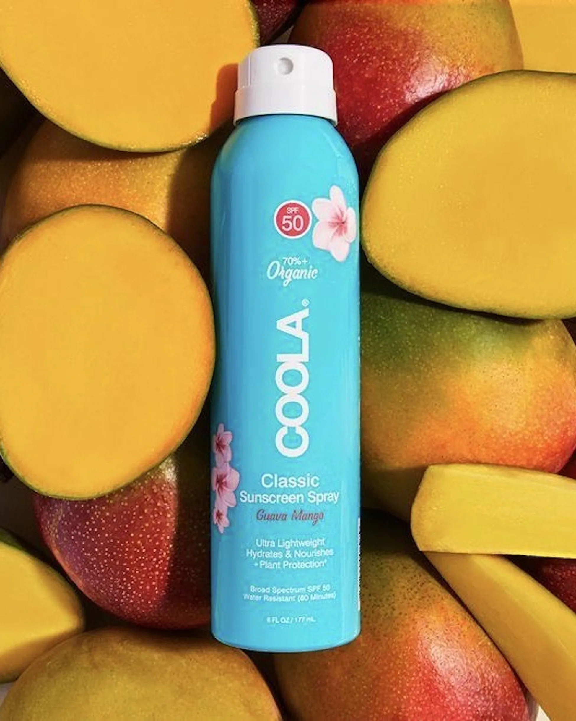 Organic Sunscreen Spray / SPF 50 Guava Mango